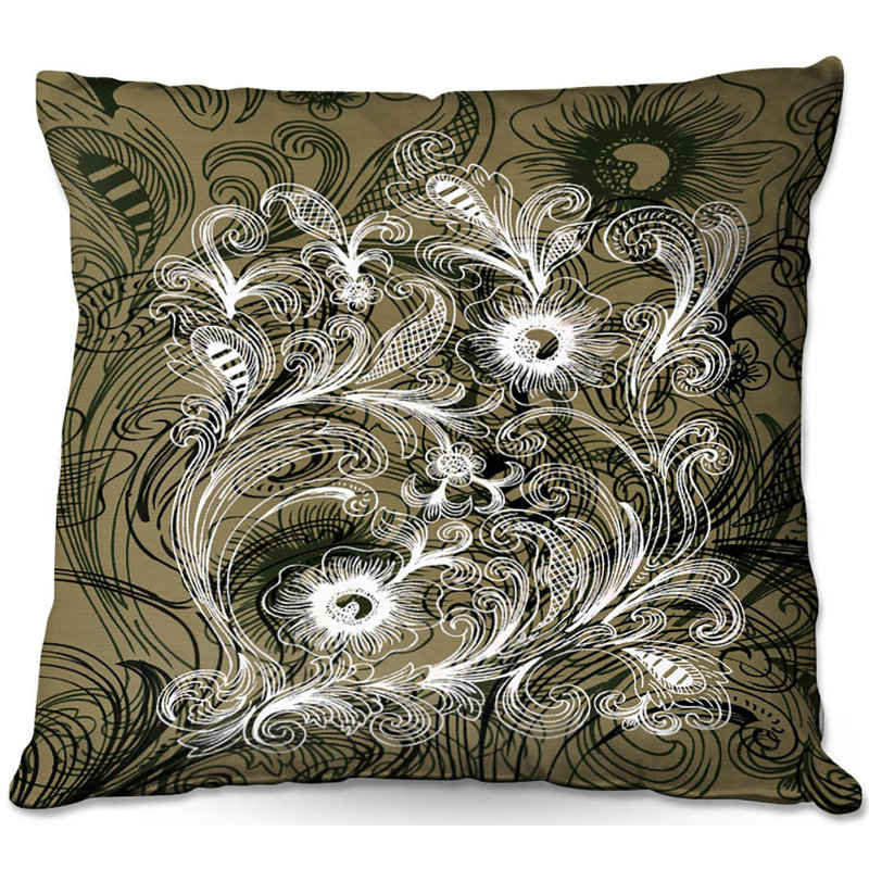 Housse de coussin carré et insert, 16 po x 1 po