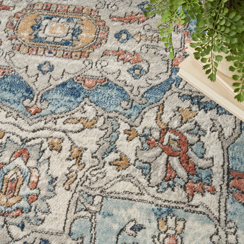 Oriental Indoor Rug, Rectangle 7'10" x 9'10"