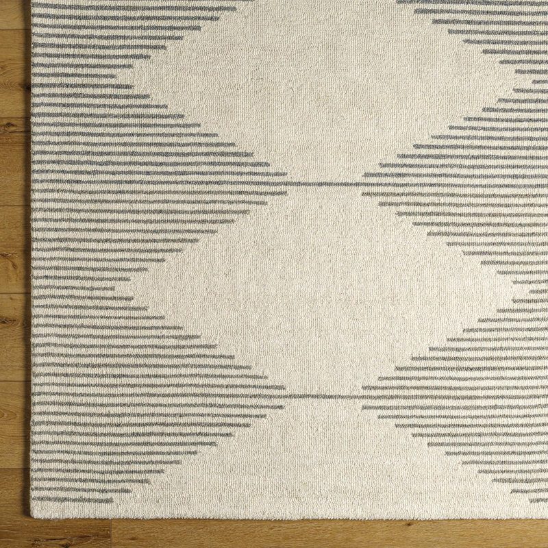 Tapis rectangulaire en laine Lumpkin, Rectangle 2 pi x 3 pi