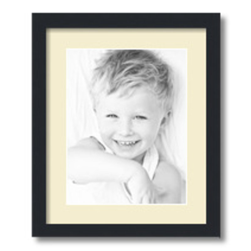 Matte Picture Frame with Mat, Oyster