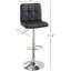 Ensemble de 2 tabourets de bar en similicuir et tabourets de bar à hauteur réglable-1967250140