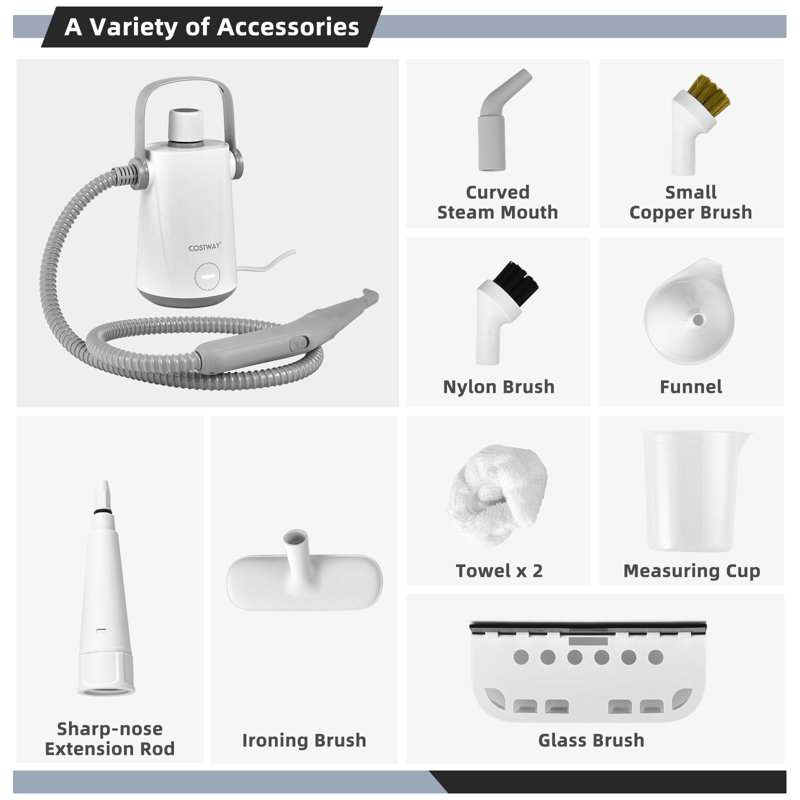 Costway Bagless Steam Cleaner & Steam Mop