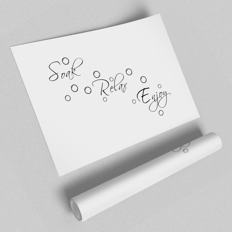 Soak Relax Enjoy - No Frame Print, 84.1cm H x 118.9cm W