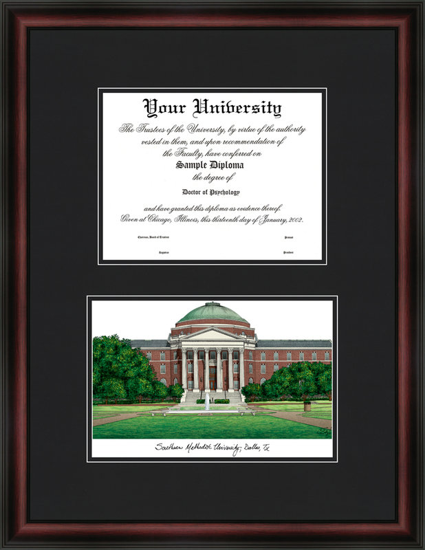 NCAA SMU Mustangs Diplomate Diploma Frame