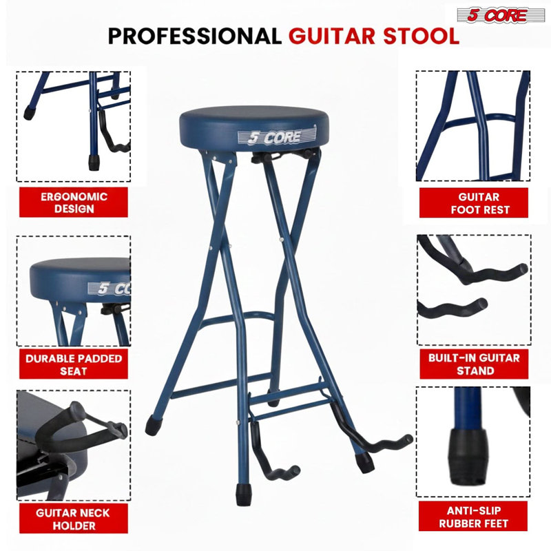 Tabouret 5Core 5,15 po, Bleu