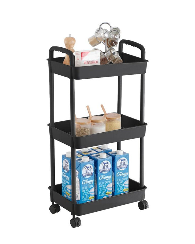 Gentner Serving Cart, Black