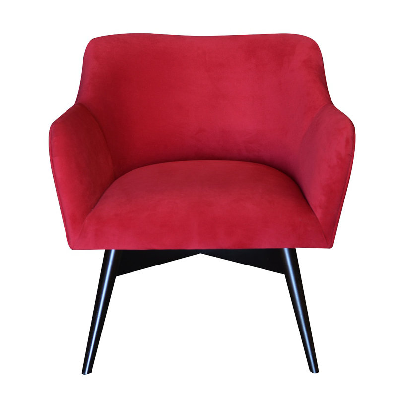 Pepi Upholstered Armchair, Red