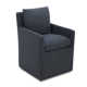 Alayaa Performance Upholstered Armchair with Casters