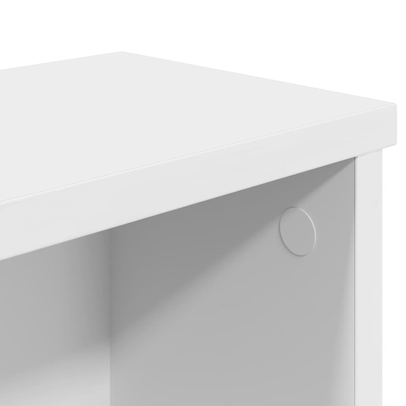 Support de cuisine empilable en bois d'ingénierie 5,9 x 6,3 po, Blanc, H 6,3 po x l 19,7 po x P 5,9 po