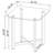 Linda Chrome Glass Top End Table