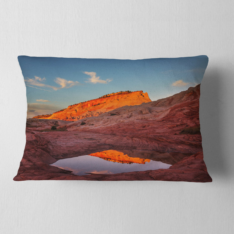 Coussin lombaire paysage du lac Vermillion