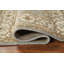 Tapis carré bleu clair en laine Oushak
