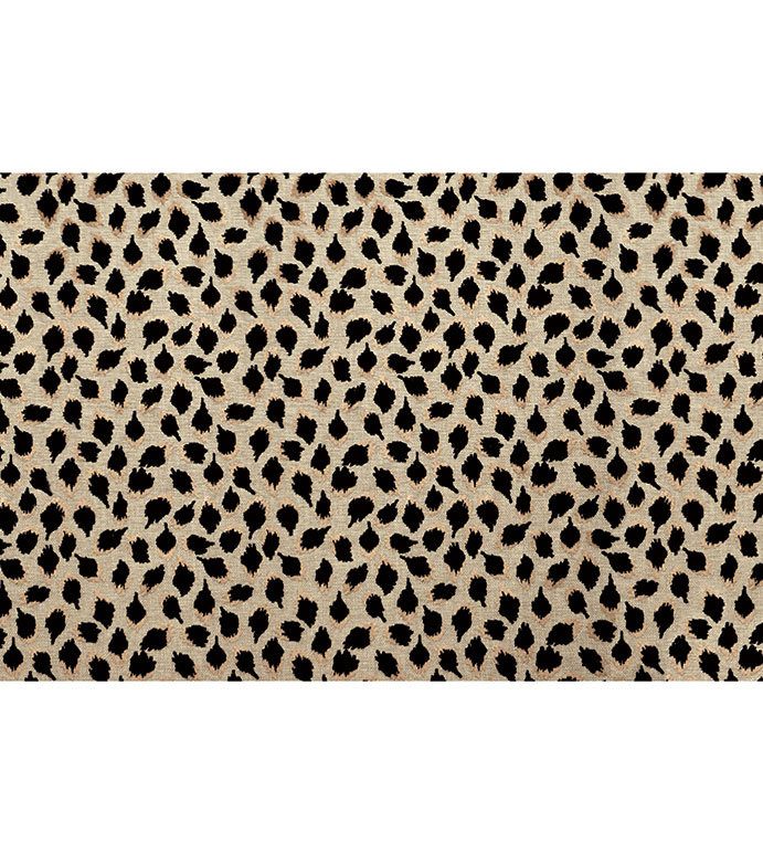 Ocelot Black Fabric