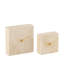 Petite horloge de table en marbre travertin clair-1280308111-1280308108