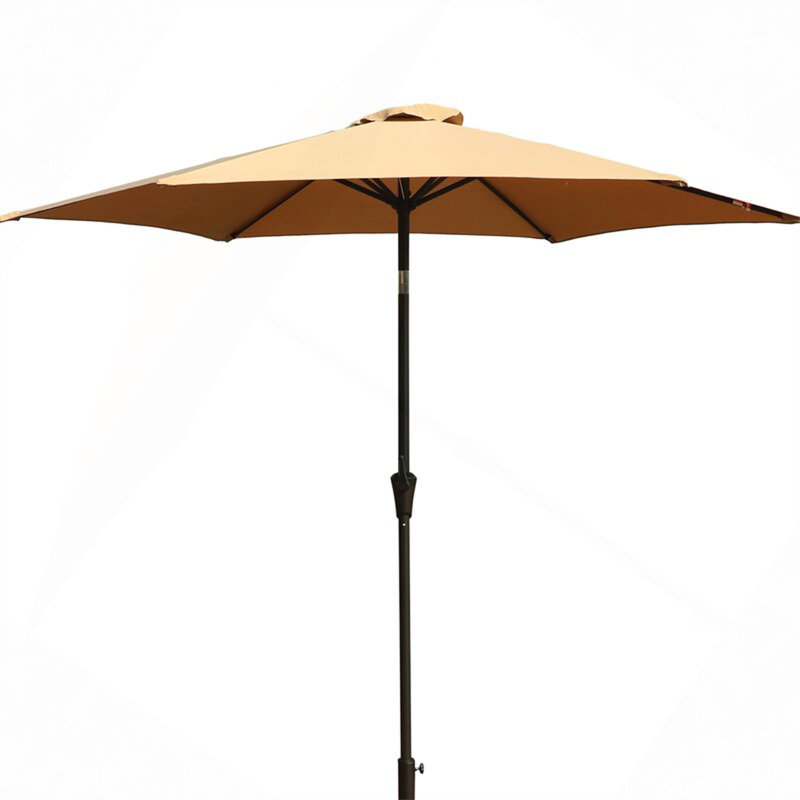 Parasol 9 'avec sac de transport, Taupe