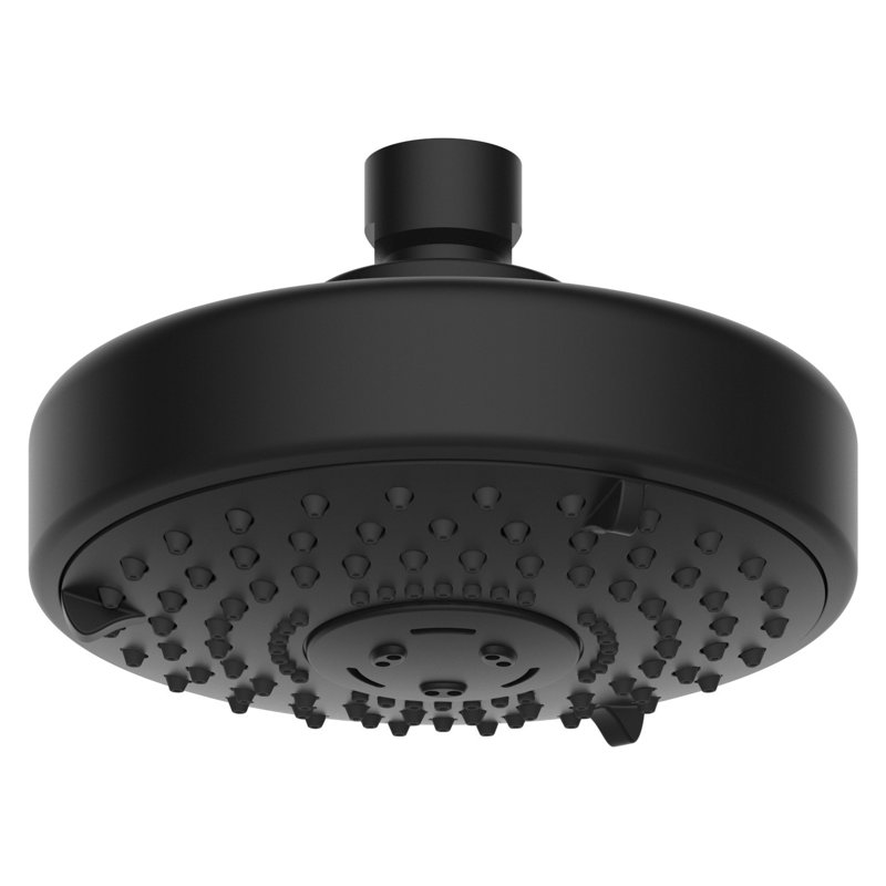 Tête de douche Techno, Noir mat
