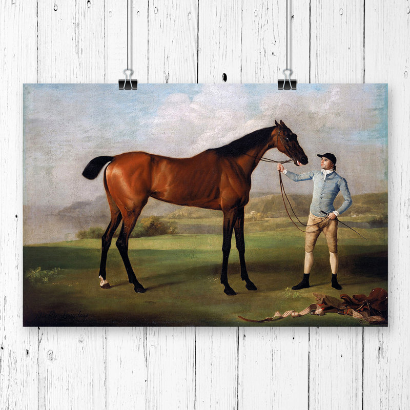 George Stubbs - No Frame Painting, 29.7cm H x 42cm W