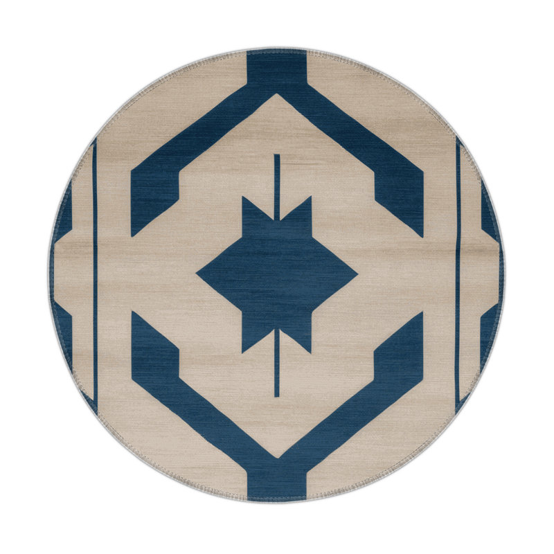 Tapis intérieur et extérieur ArtDeco, Rond 5 pi
