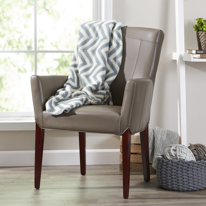 Ardenia Faux Leather Armchair, Clay