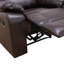 Fauteuil inclinable manuel moderne en similicuir de 38,5 po de largeur