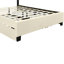 Lit plateforme tapissier Masaye avec 2 tiroirs et 1 lit gigogne-1905572873