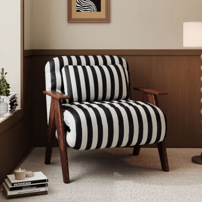 Canapé-coussin blanc en jacquard standard