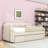 Twin-Size Linen Upholstered Daybed with Twin Trundle and Slats-1780050319