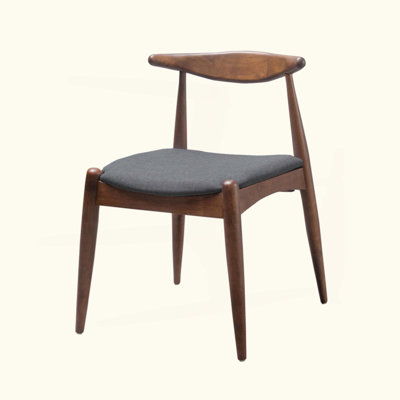 5-Piece Dining Set 1 Table 4 Chairs, Rubberwood Frame, Faux Wood Tabletop, Retro - Elegant for Kitchen & Family Dining