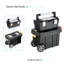 Portable 2 Piece Plastic Organiser Boxes