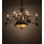 Lustre à niveaux 11 lumières façon bougie style bougie