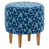 Polyester / coton bleu sélectionné