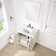 Adrienne 30'' Single Bathroom Vanity with Quartz Top