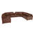 Maltrage Leather Match Large Seating Power Recliner Sectional-1249425525