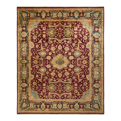 Keenan One-of-a-Kind 8' 2" X 9' 10" 2000s Wool Area Rug in Red