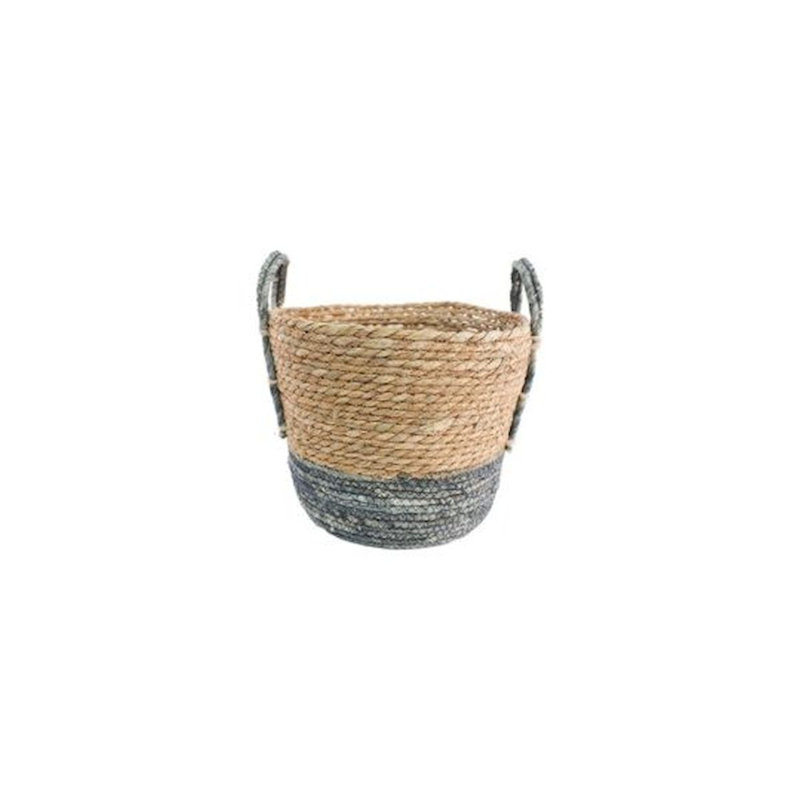 Panier en jute tissé, H 10 po x l 11 po x P 11 po