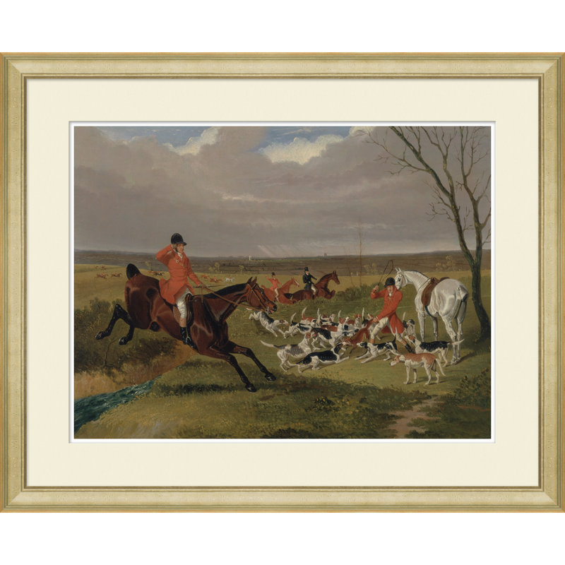 English Hunt Scenes Framed Graphic Art