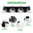 Bathroom Light Fixtures, 4-Light Matte Black Vanity Light Over Mirror, 26" Modern Wall Sconces With Clear Glass Globe Shade,Bathroom Wall Lights For Mirror Kitchen Bedroom Hallway-756645425