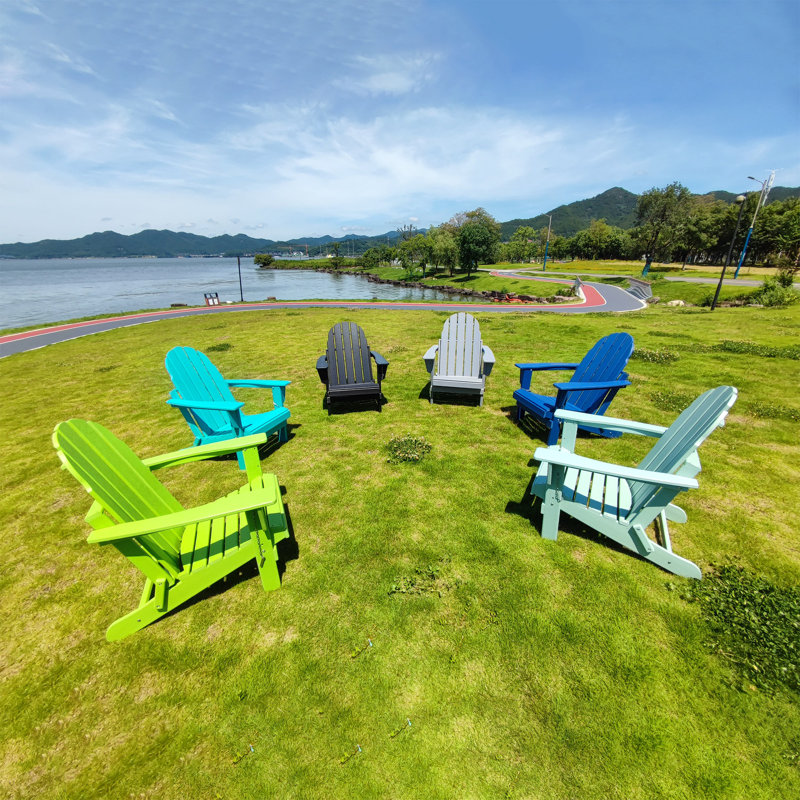 Chaise Adirondack en plastique Truby, Vert