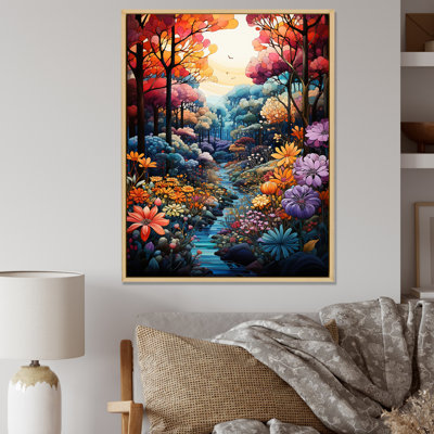 " Purple And Pink Forest Canopy I "