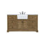 Ensemble de meuble-lavabo simple 60 po Pardue-468262963
