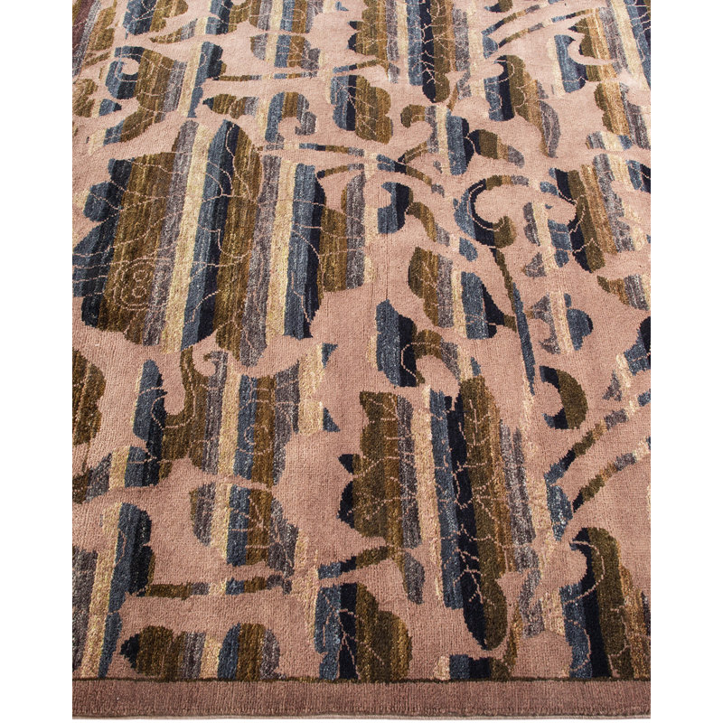 One-of-a-Kind 4'2" x 6' Hand Knotted Area Rug