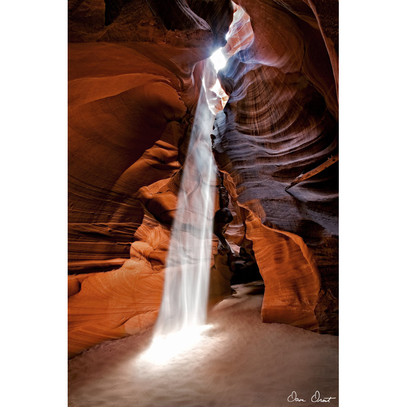 Sun Shining Through Canyon I by David Drost - Graphic Art, 76 cm H x 51 cm W, Wrapped Canvas