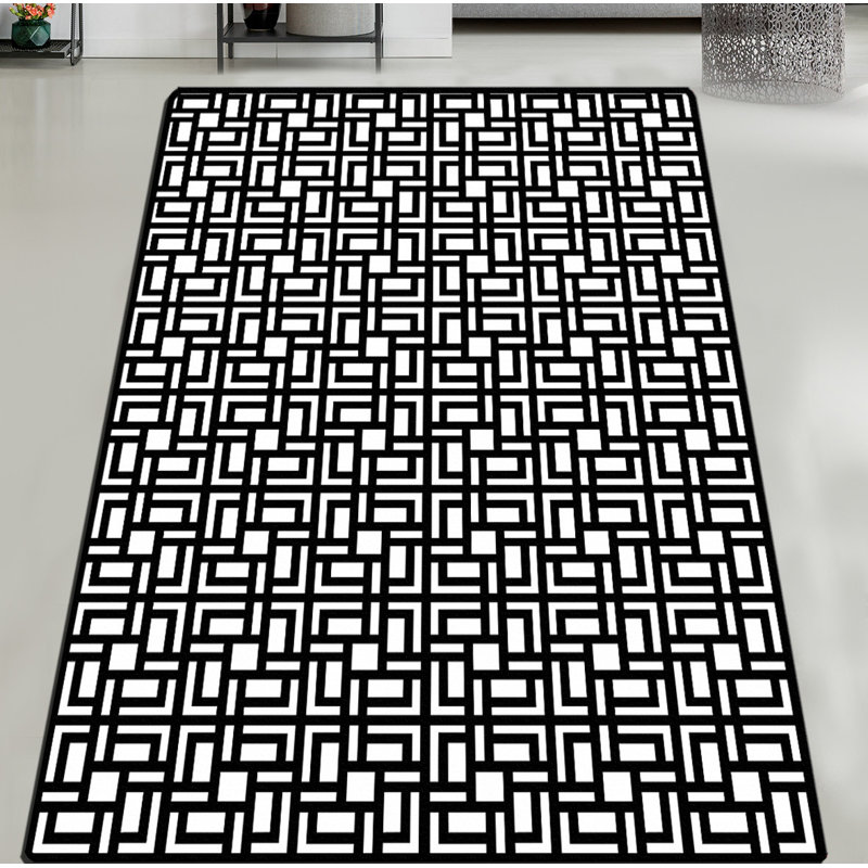High-Quality Hall Carpet, 31.5 x 39.4 inches | 100% Polyester, Total Thickness: 0.39 inches | Antibacterial, Non-Slip Underside, Machine Washable | Perfect for Living Room & Entryway Décor