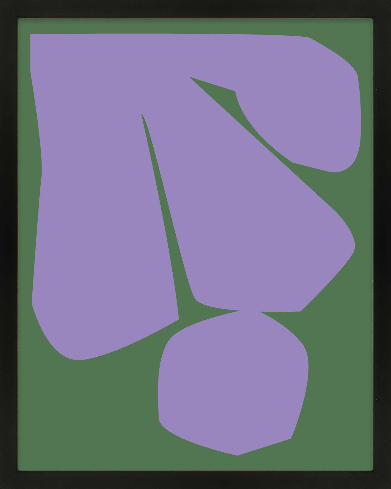 Barr "Element 2" Print by Michael Kempen, Black, 30" H x 24" W x 1.25" D