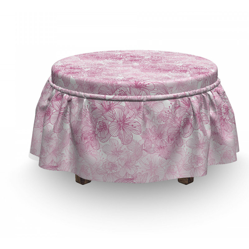 Housse pour repose-pieds cage de motif