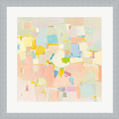 «Block Party» par Phyllis Adams, art mural encadré