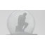 Thinker Snow Globe