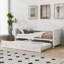 Lit simple en bois avec lit gigogne
