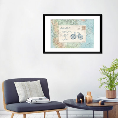 «Travel Posts I» par Katie pertiet, impression sur toile tendue