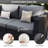 8-Piece Outdoor Wicker Sectional Sofa Set With Fire Pit Table, Ottomans & Storage Table, All-Weather Patio Conversation Set For Backyard, Garden & Poolside-249625257-250188463